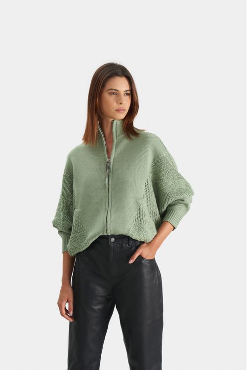 Sweater amanita tejido para mujer silueta oversized