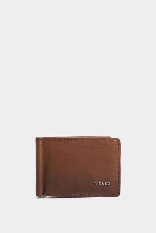 Porta billetes bikal de cuero para hombre diseño minimalista