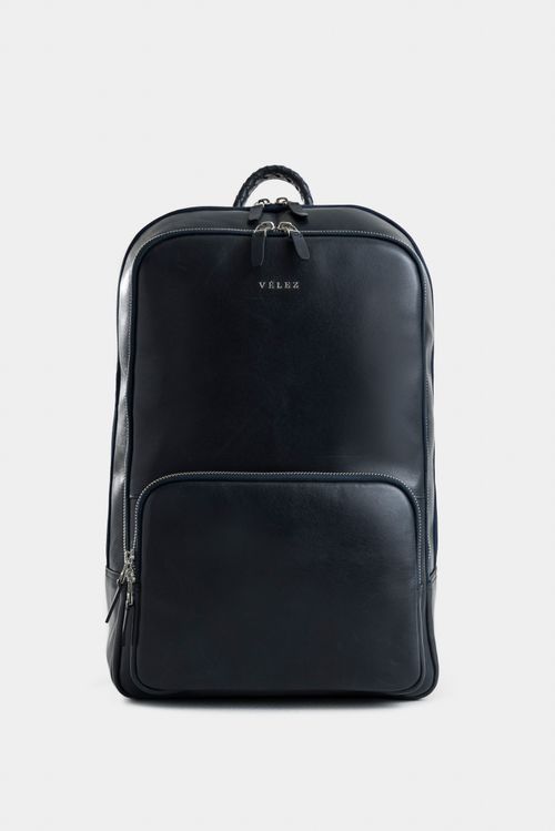 Morral támesis de cuero para hombre silueta slim