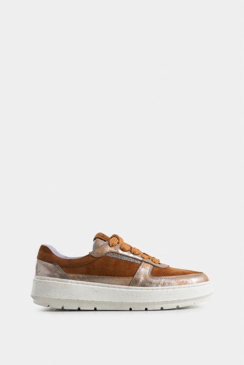 Tenis gobi de cuero para mujer detalles millaré