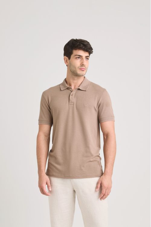 Polo oculus para hombre semi fit
