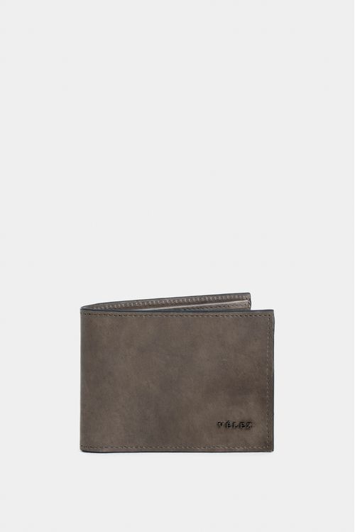 Billetera Apricale de cuero para hombre detalle contraste