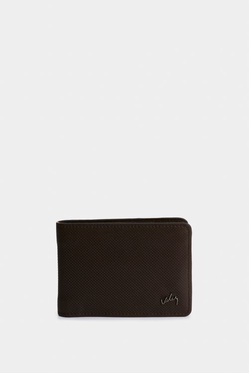 Billetera Jalisco de cuero para hombre placa óptica
