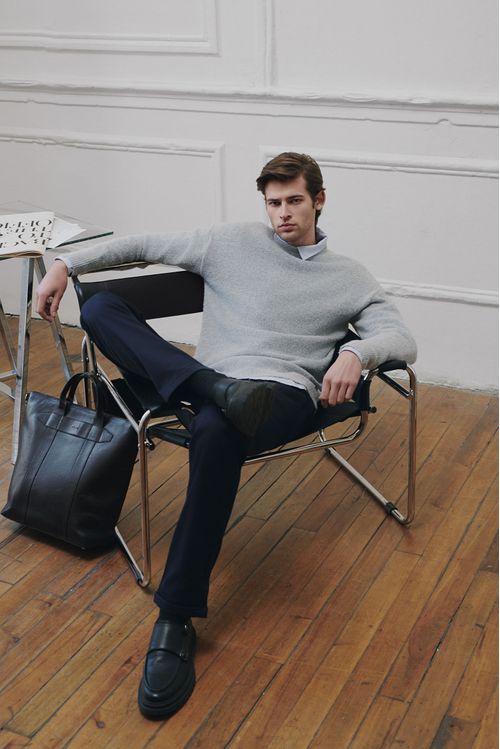Sweater Sika tejido para hombre bicolor
