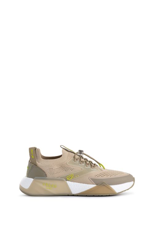 Tenis fly Up freedom en textil y cuero para hombre silueta urban
