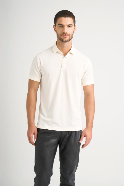 Polo Lucca manga corta para hombre texturizada