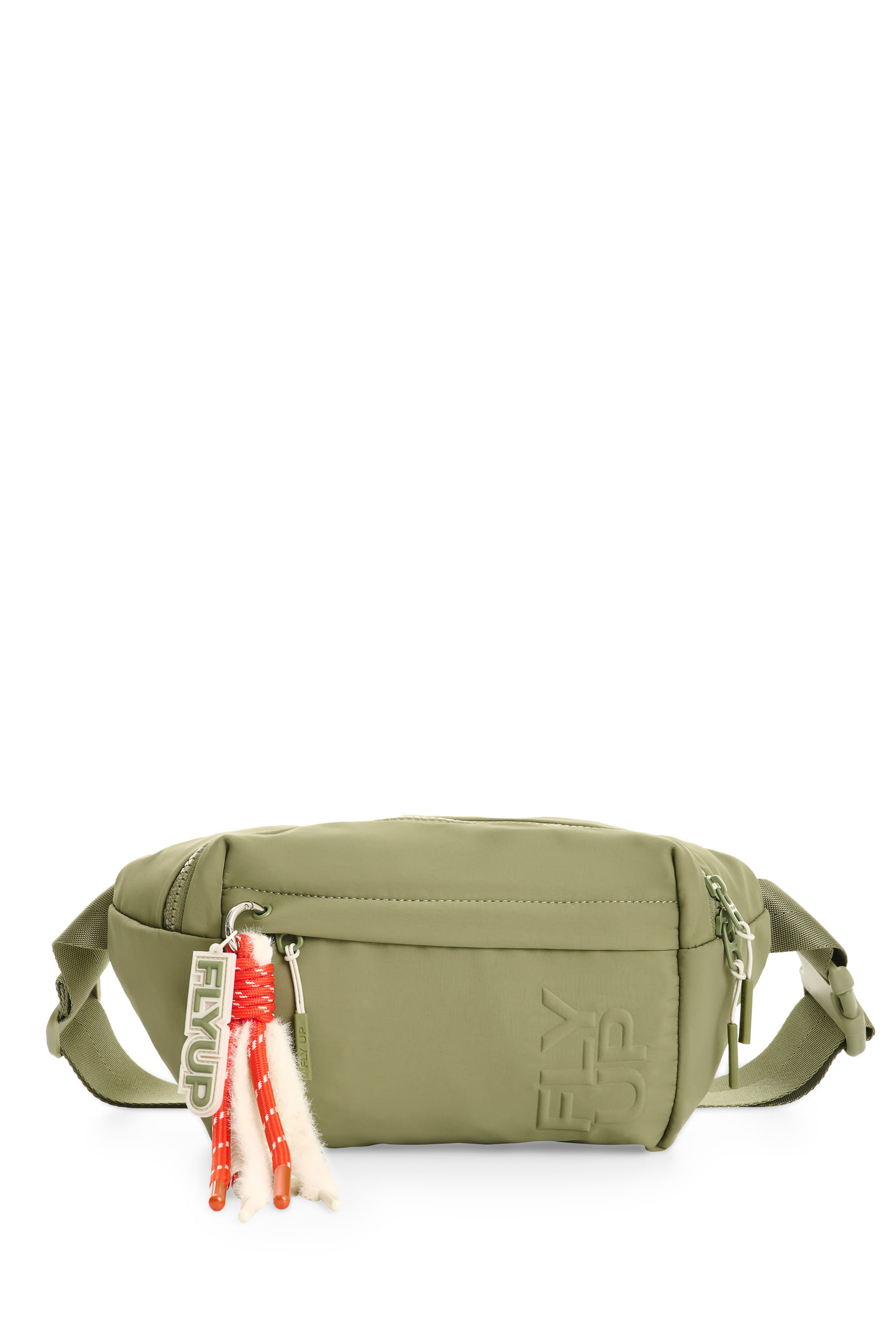 Riñonera Wave 1.0 en lona para mujer Fly Up Verde-1